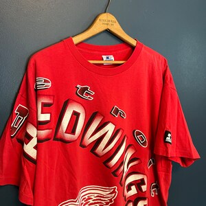 vintage NHL detroit red wings hockey t shirt Stanley Cup 90s 🏑🏒🥅 Lee  Sport 🏆