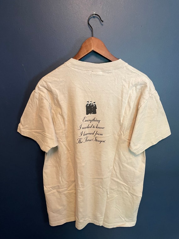 Vintage 90’s Three Stooges University T Shirt Tee… - image 3