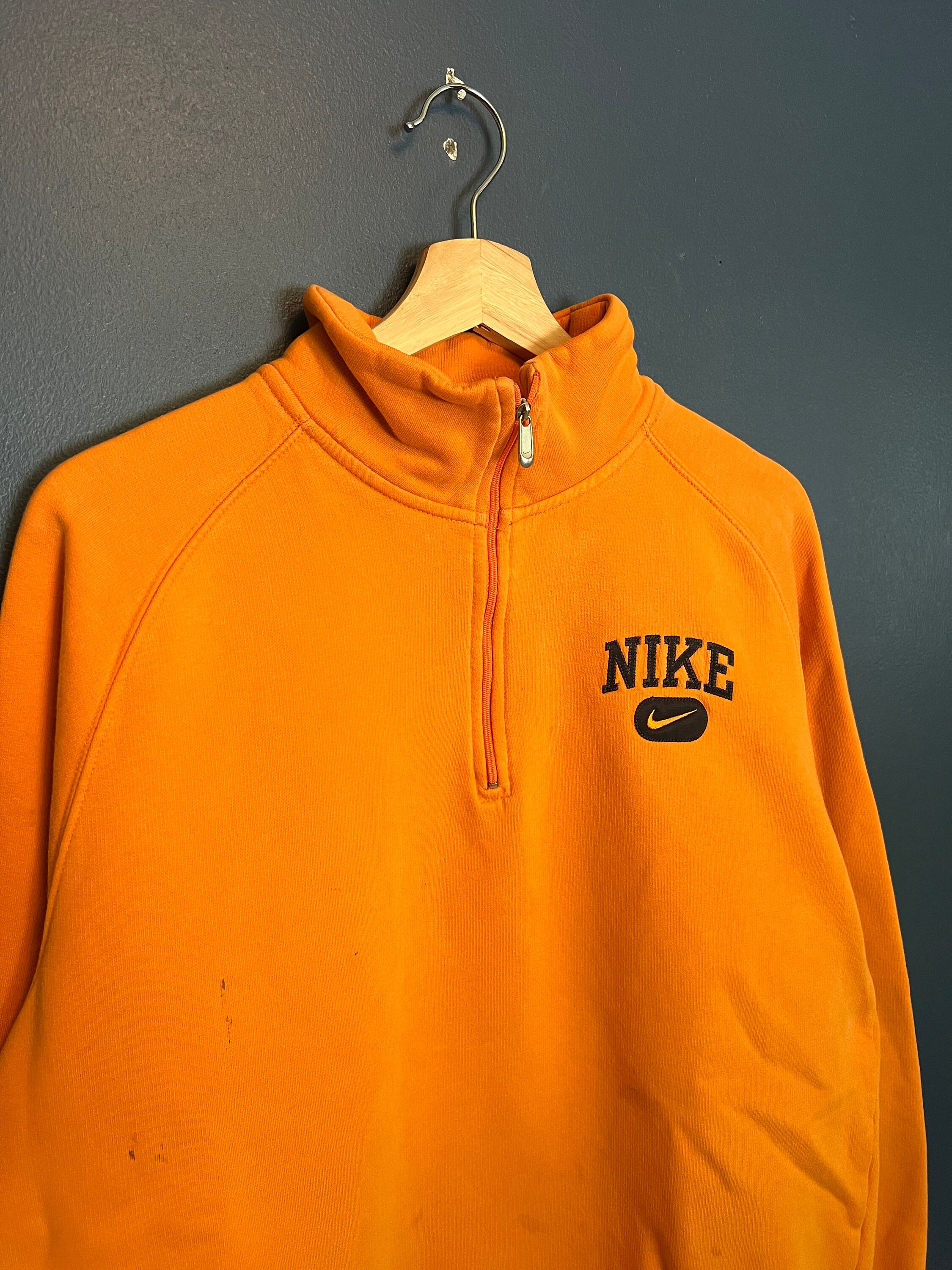 Vintage Nike Jersey Mens Medium Blue Quarter Zip Swoosh Y2K – Proper Vintage