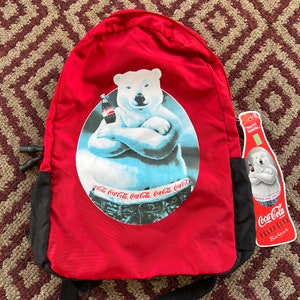 childhood memorabilia vintage 90s teddy bear backpack