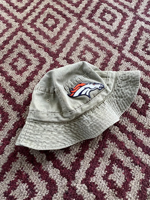 Vintage 90’s NFL Denver Broncos Football Bucket H… - image 1