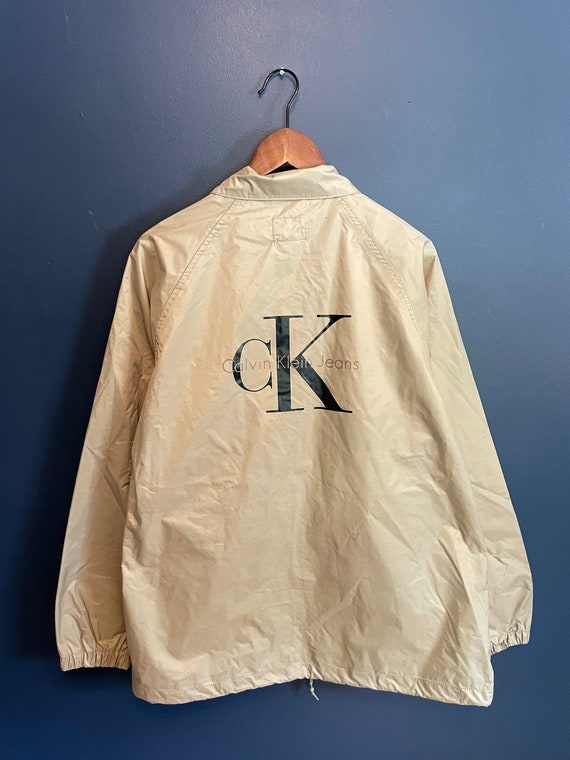 Vintage 90s Calvin Klein Coaches Jacket Size Large - Etsy Finland Vintage 90s Calvin Klein Coaches Jacket Size Large - Etsy Finland