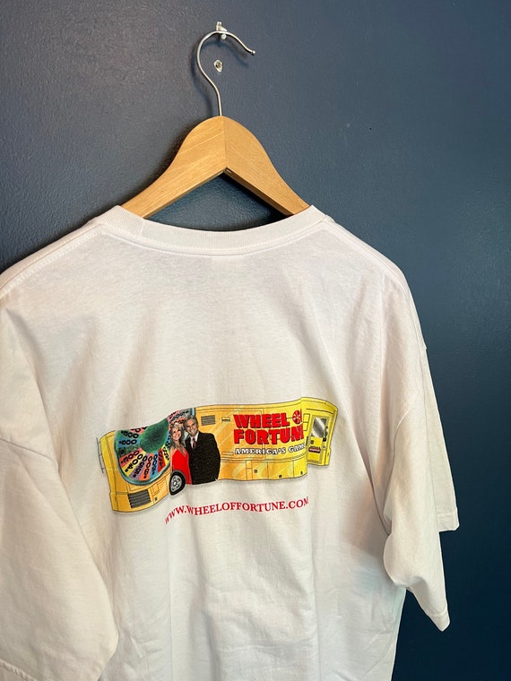 Vintage Y2K Wheel Of Fortune TV T Shirt Tee Size X