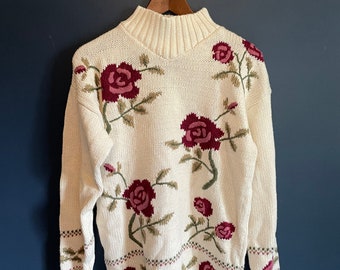 Rose Brand Sweater - Etsy