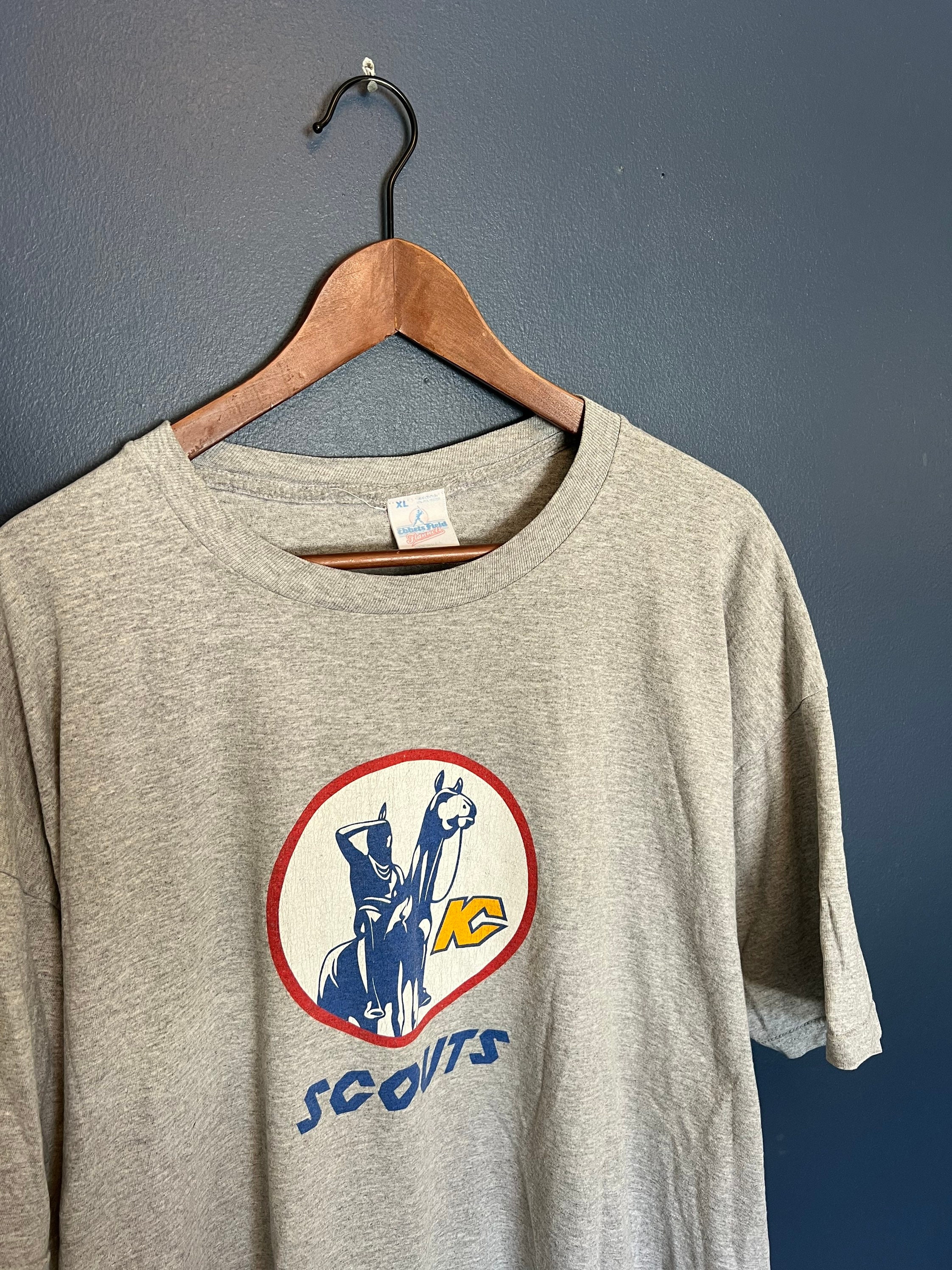 Vintage Salem IHL Minnesota Moose Hockey All Over Print T-Shirt White XL  Tee USA