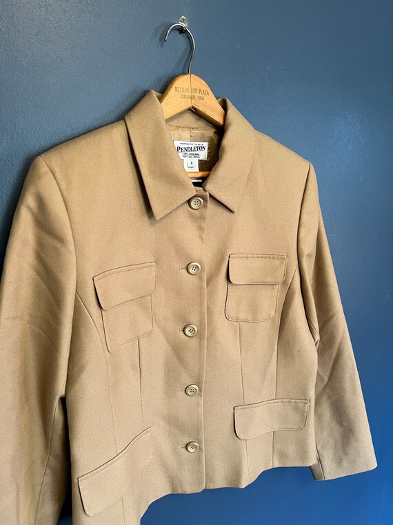 Vintage Y2K Pendleton Wool Womens Blazer Jacket Si