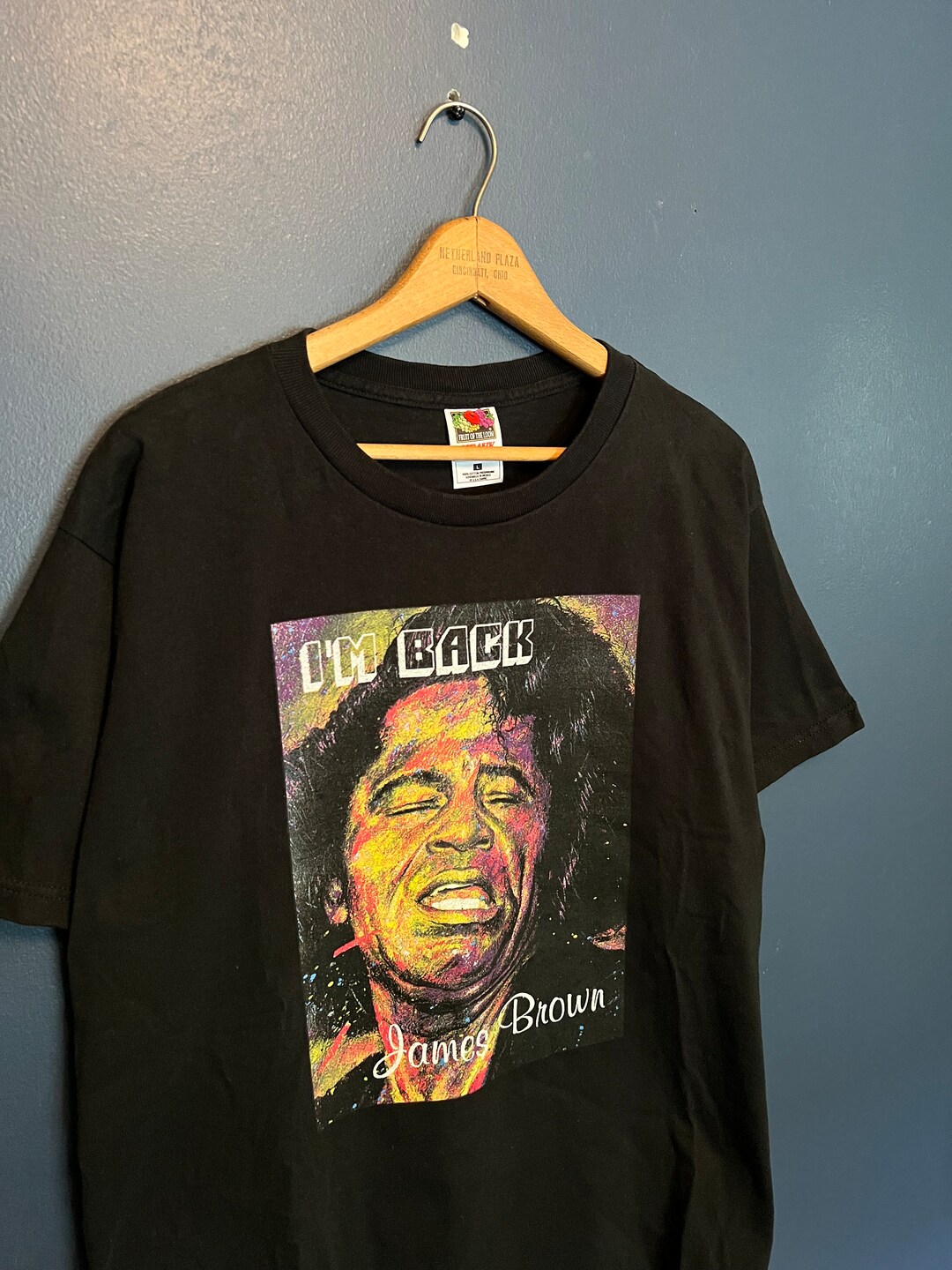 Vintage 90s James Brown im Back Tour Tee Size Large Etsy
