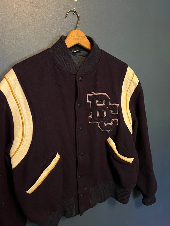 Vintage 70’s Butwin Wool Varsity Jacket Size 44 U… - image 1