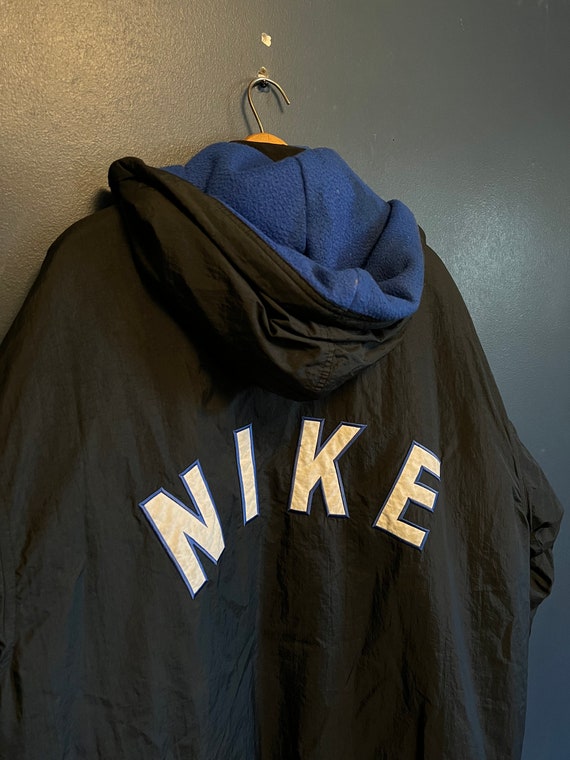 Vintage 90’s Nike Swoosh Nylon Parka Jacket Size L