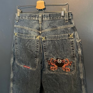 Vintage Y2K JNCO Jeans 8 Embroidered Carpenter - Etsy