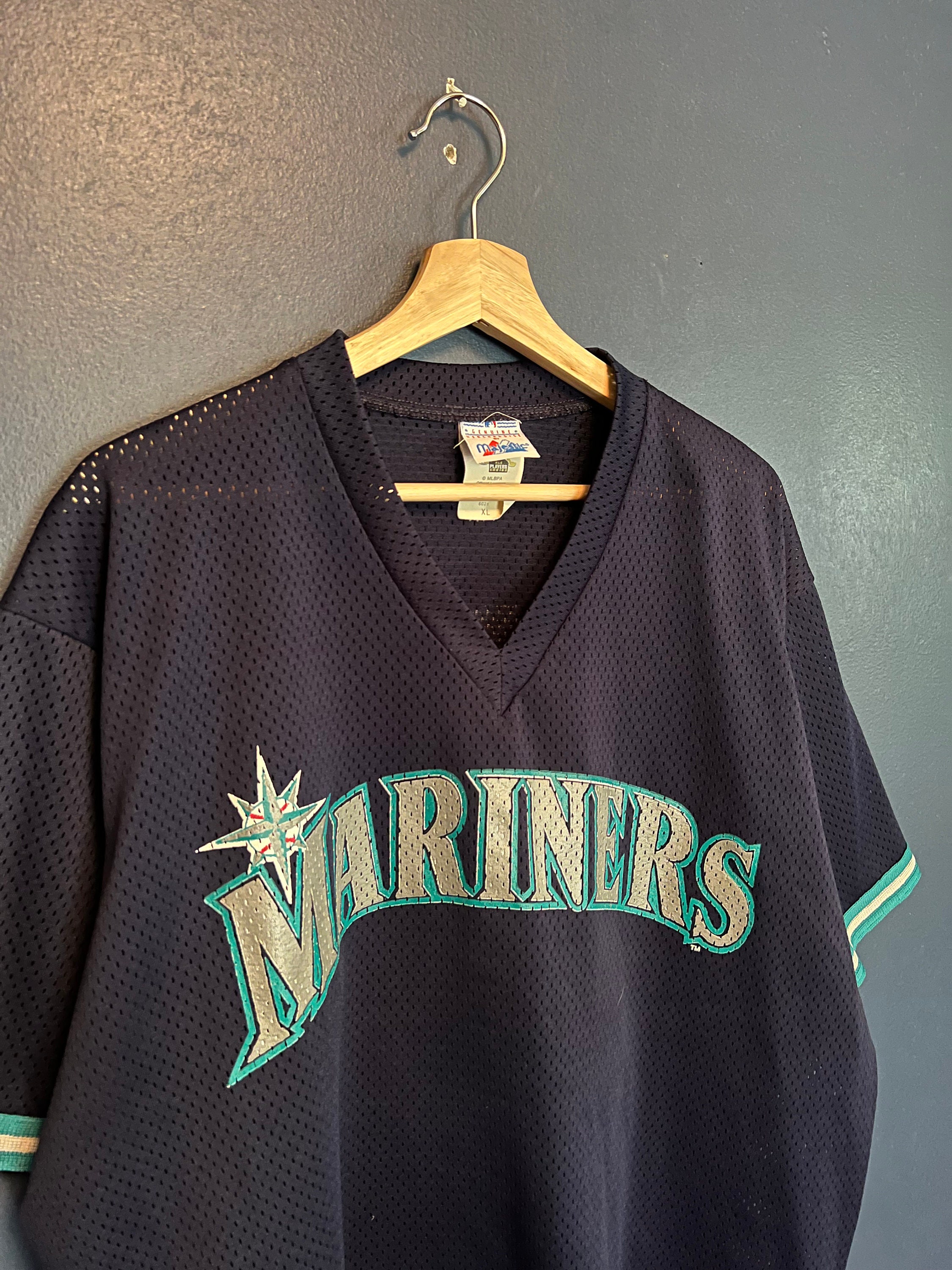 Navy Blue Seattle Mariners Ichiro Suzuki Jersey Sz. S