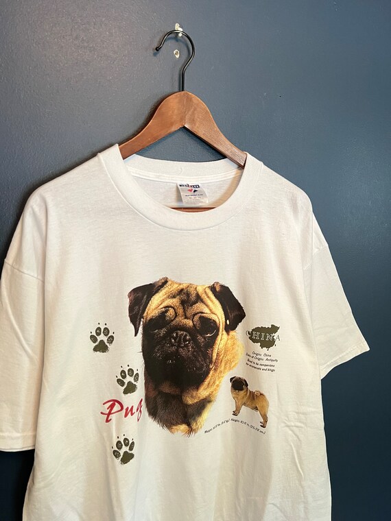 Vintage Y2K Pug Dog T Shirt Tee Size XL - Etsy