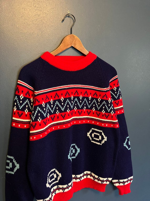 Vintage 80’s Christopher Rand Pattern Knit Sweater