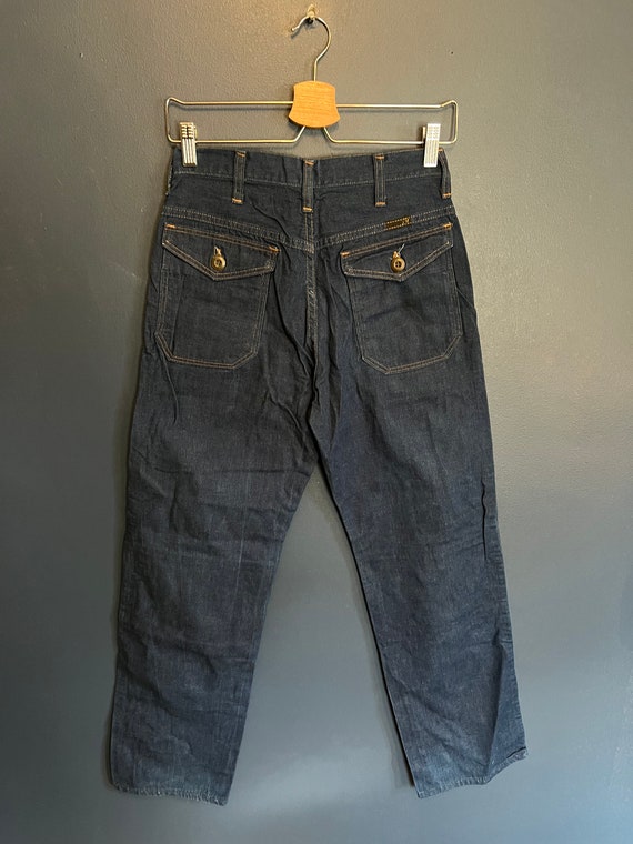 Vintage 70’s Wrangler Cargo Pocket Blue Jeans Wom… - image 5
