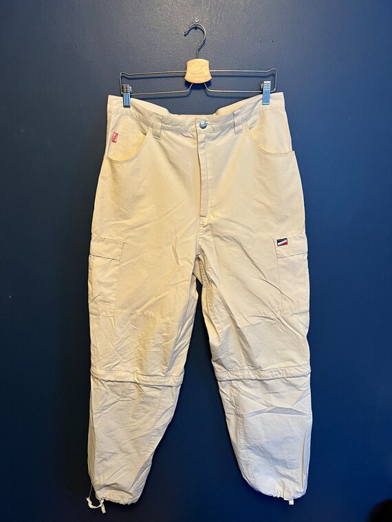 Vintage 90’s Shortys Chad Muska White Zip Off Car… - image 2