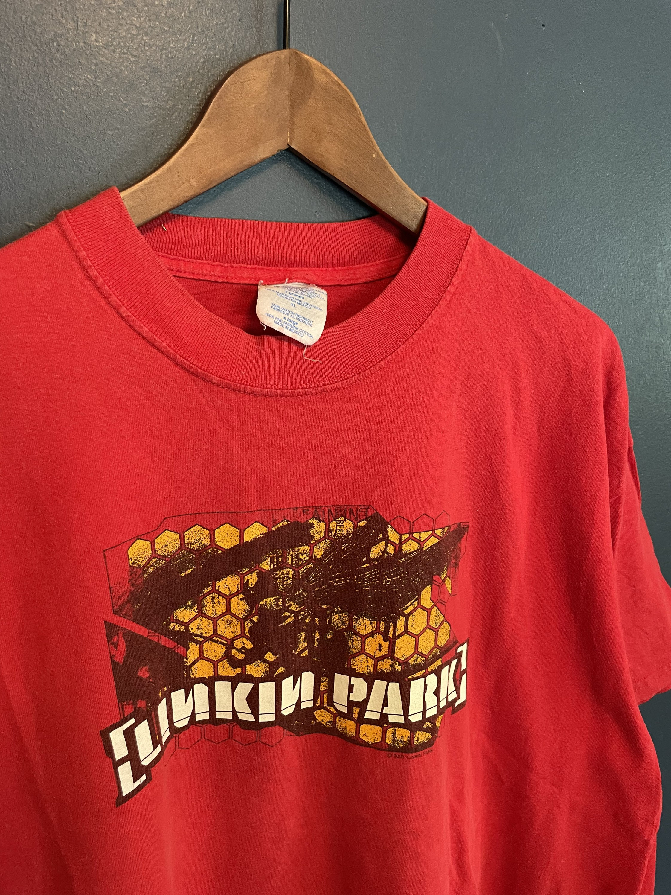 00s LINKIN PARK 2001 HYBRID THEORY Tシャツ