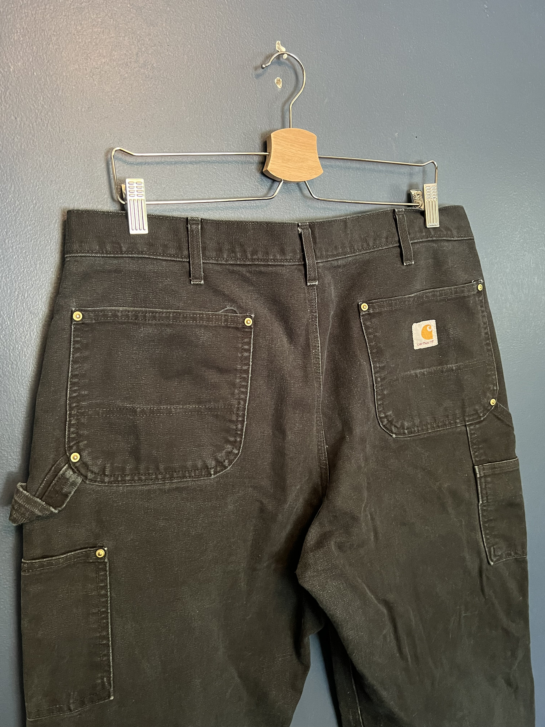 Vintage 90s Carhartt Canvas Double Knee Carpenter Pants Size