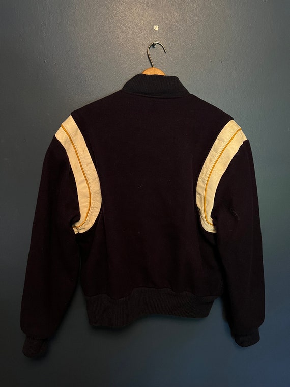 Vintage 70’s Butwin Wool Varsity Jacket Size 44 U… - image 5