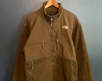 Brown Denali Zip Fleece Jacket Size 
