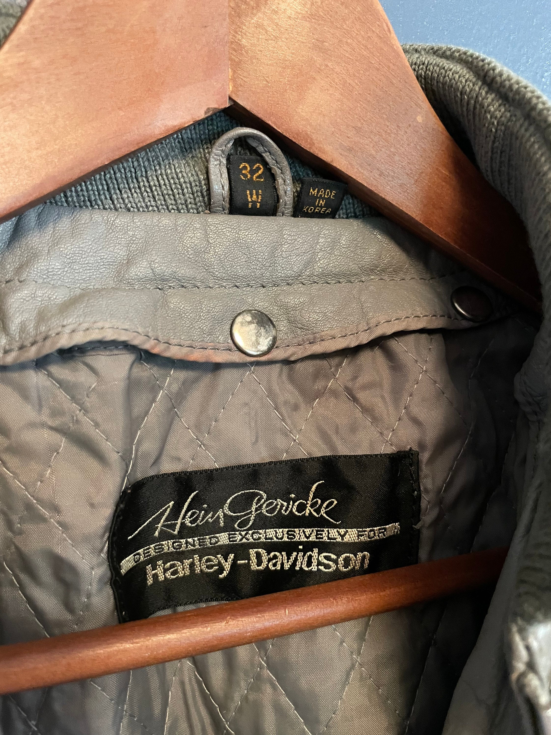 Hein gericke leather jacket harley davidson cheap