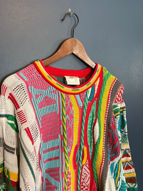 Vintage 90s Coogi Roman Numerals Multi Color Knit Sweater - Etsy