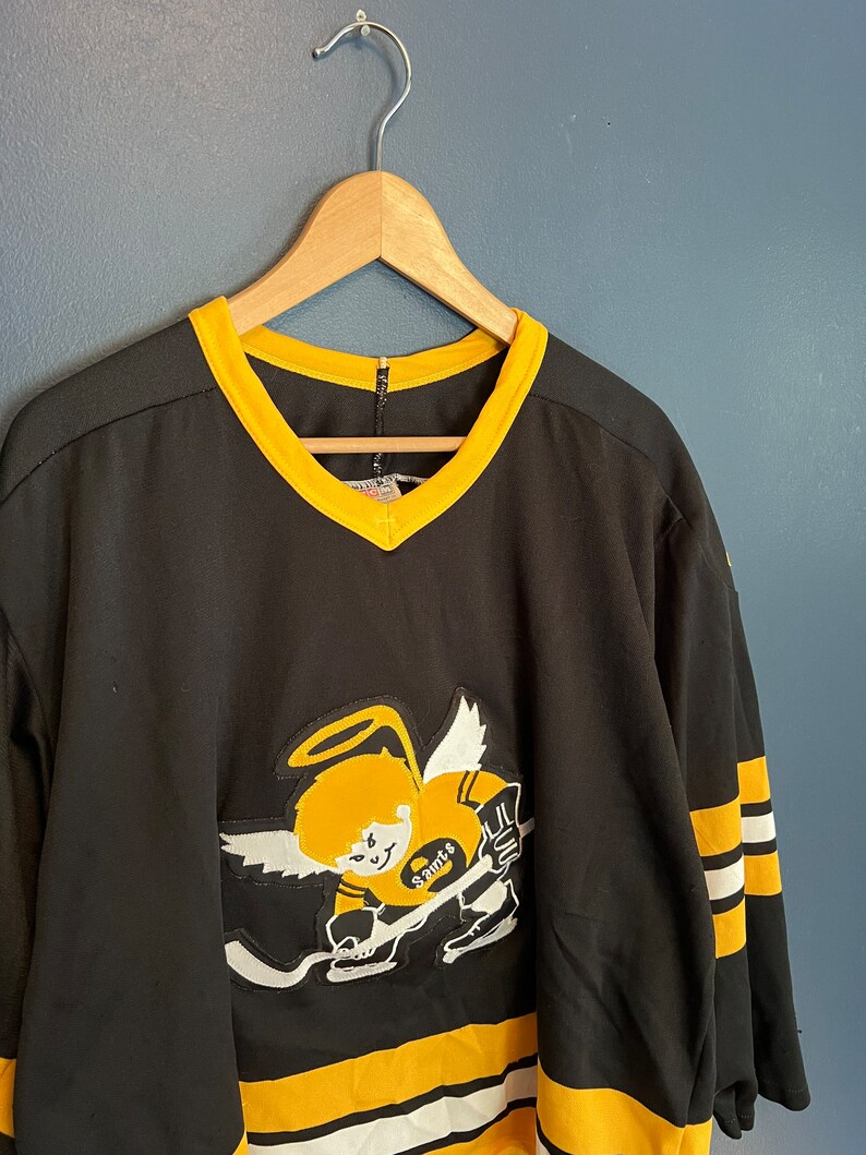 Vintage 80s CCM Saint Paul Saints Hockey Jersey Size Large Etsy
