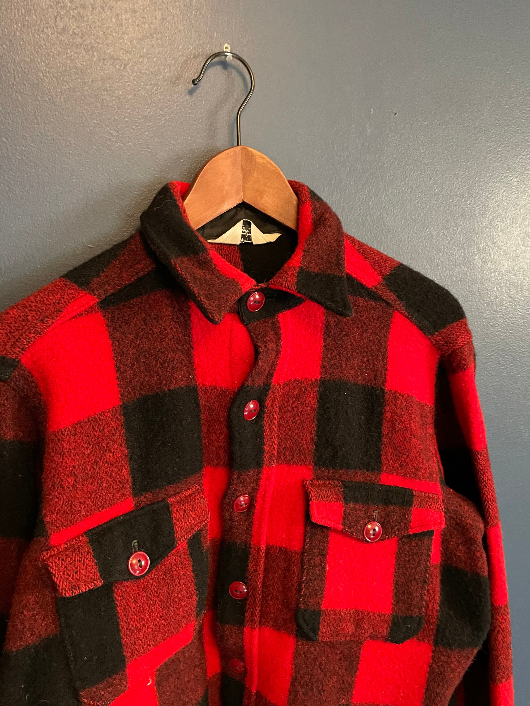 Woolrich Wool Shirt - Etsy
