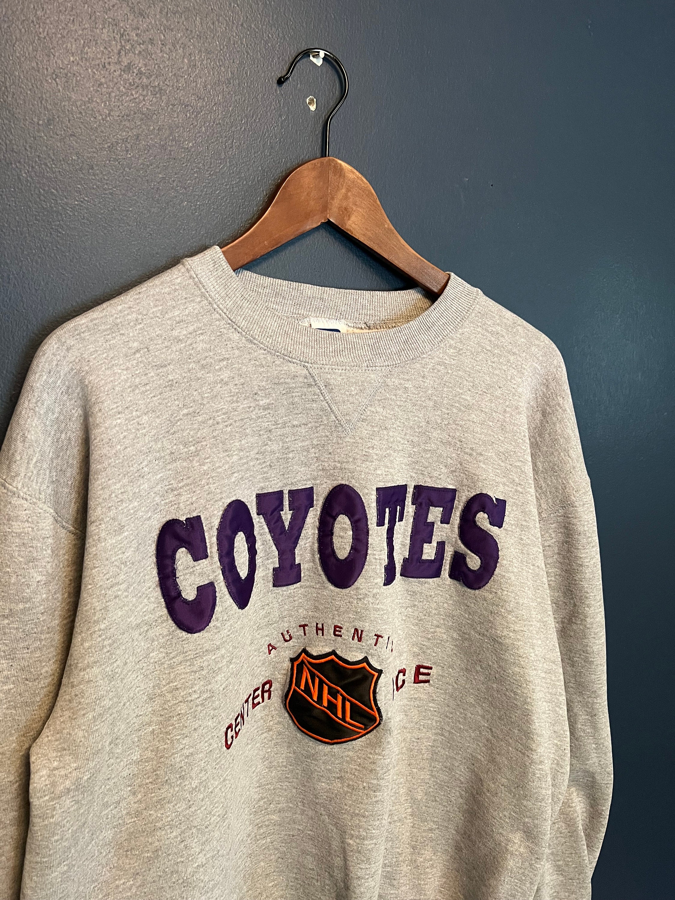 NHL Phoenix Coyotes Men's Short Sleeve T-Shirt Gray Large