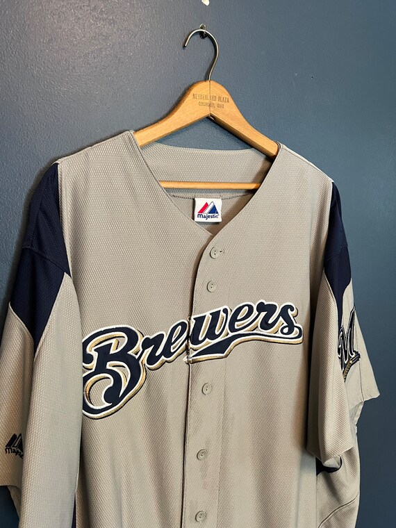 Majestic Cool Base Milwaukee Brewers Official Jersey men MLB