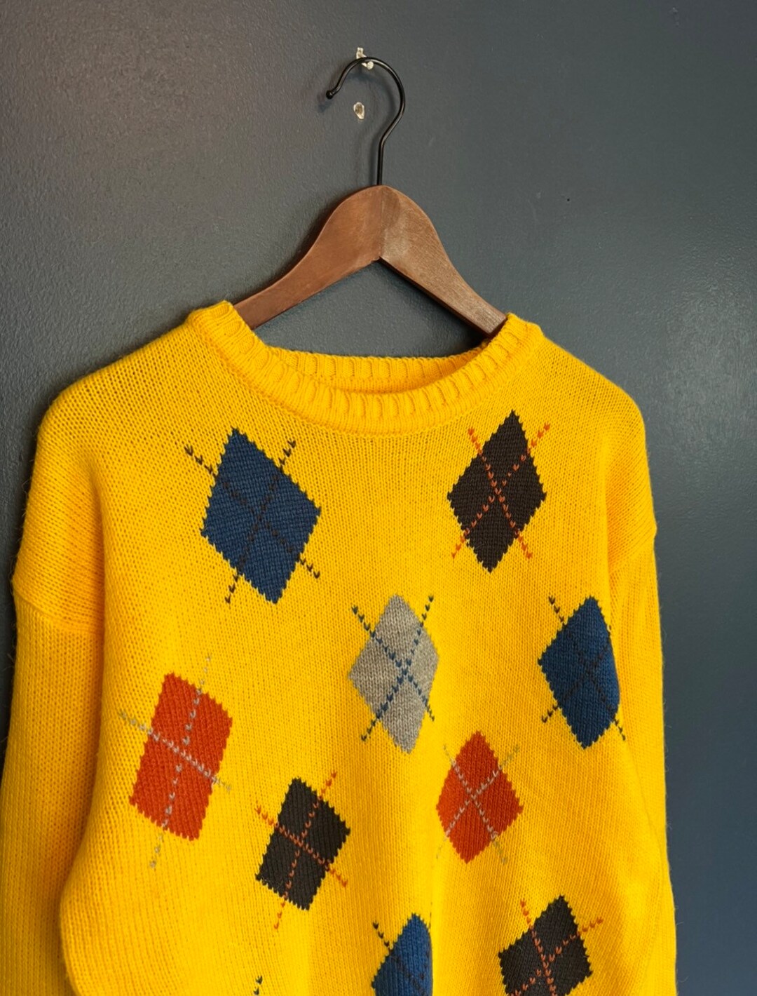 Golf hot sale argyle sweater