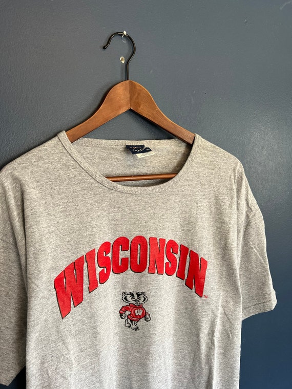 Vintage 90’s University Of Wisconsin Bucky Bager … - image 1