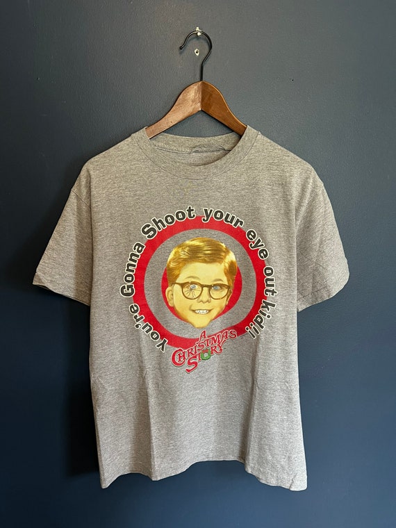 Vintage Y2K A Christmas Story T Shirt Tee Size Me… - image 2