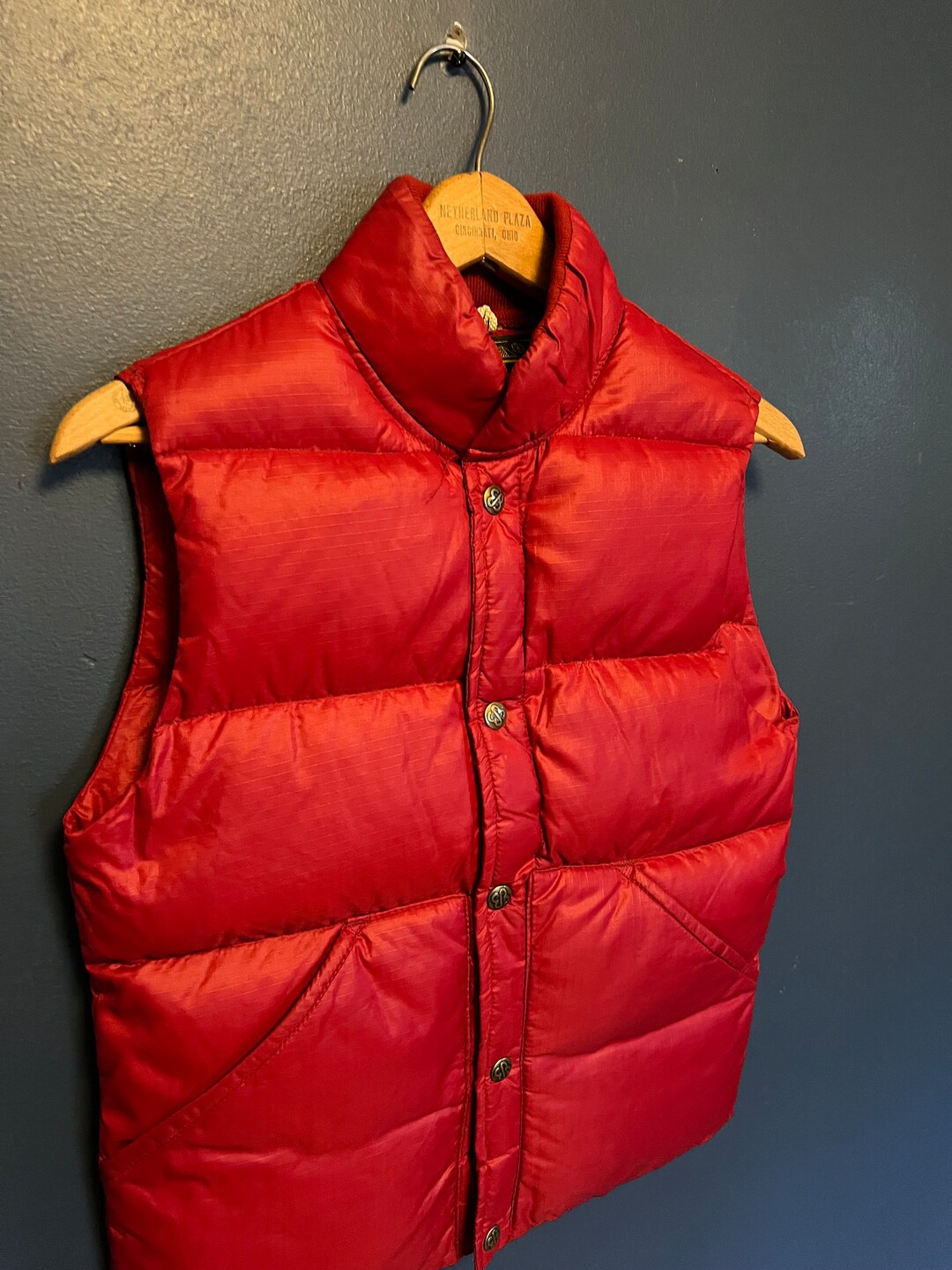 Veste Matelassée Eddie Bauer – Duvet D’oie Bleu, Taille 12, Occasion Très Bon état