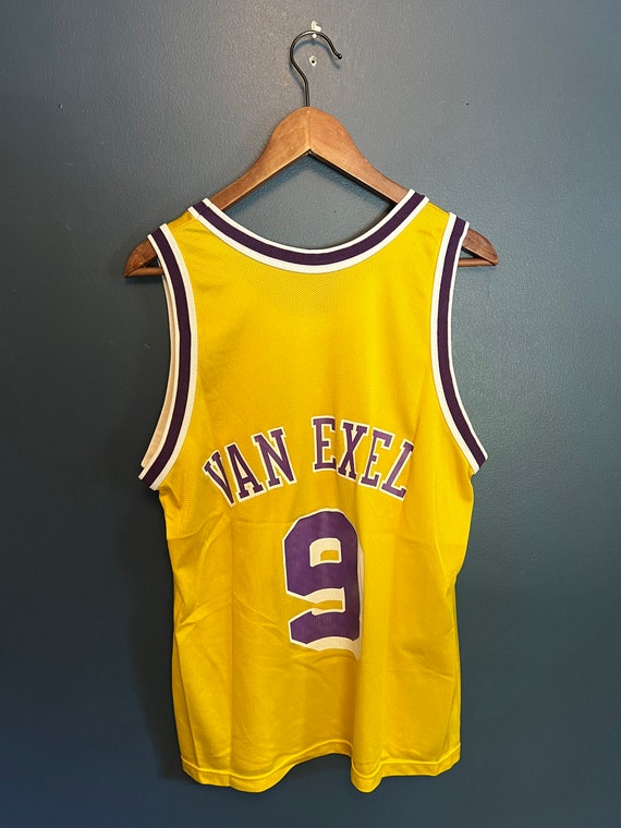 Vintage 90s Los Angeles Lakers Champion Van Exel Jersey Size -  in 2023