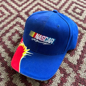 Blue NASCAR Racing Car Hat Bag Quilt Shirt Iphone LV Embroidered PATCH  3x2 M1