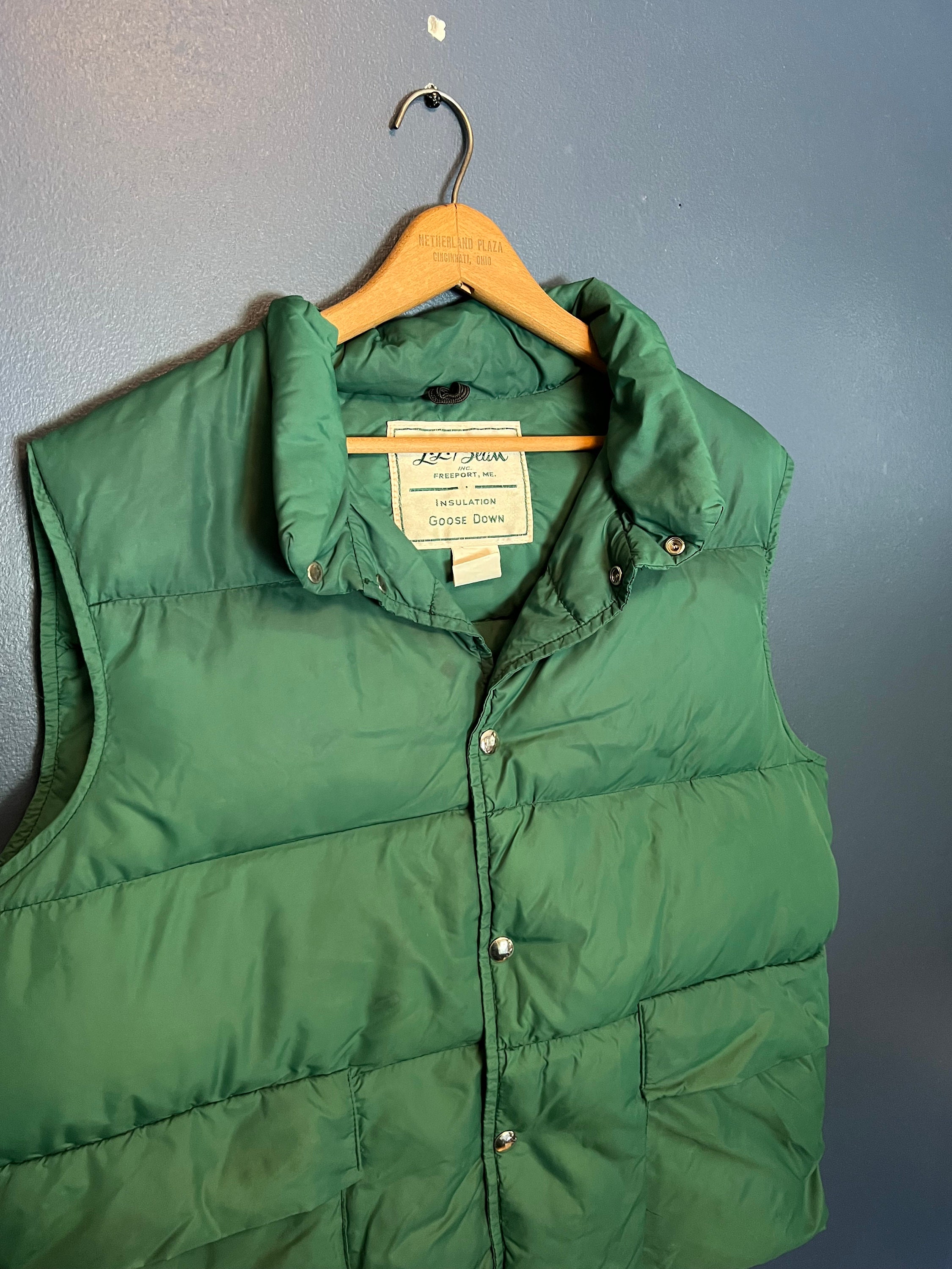 70s-80s vintage junk LLBEAN down vest