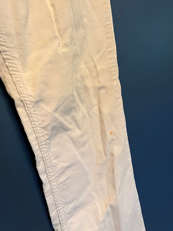 Vintage 80’s Levi’s White Tab White Corduroy Deni… - image 7