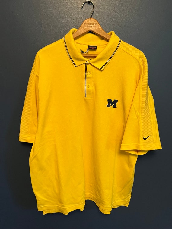 Vintage 90’s Nike Team Polo Shirt University Of M… - image 3