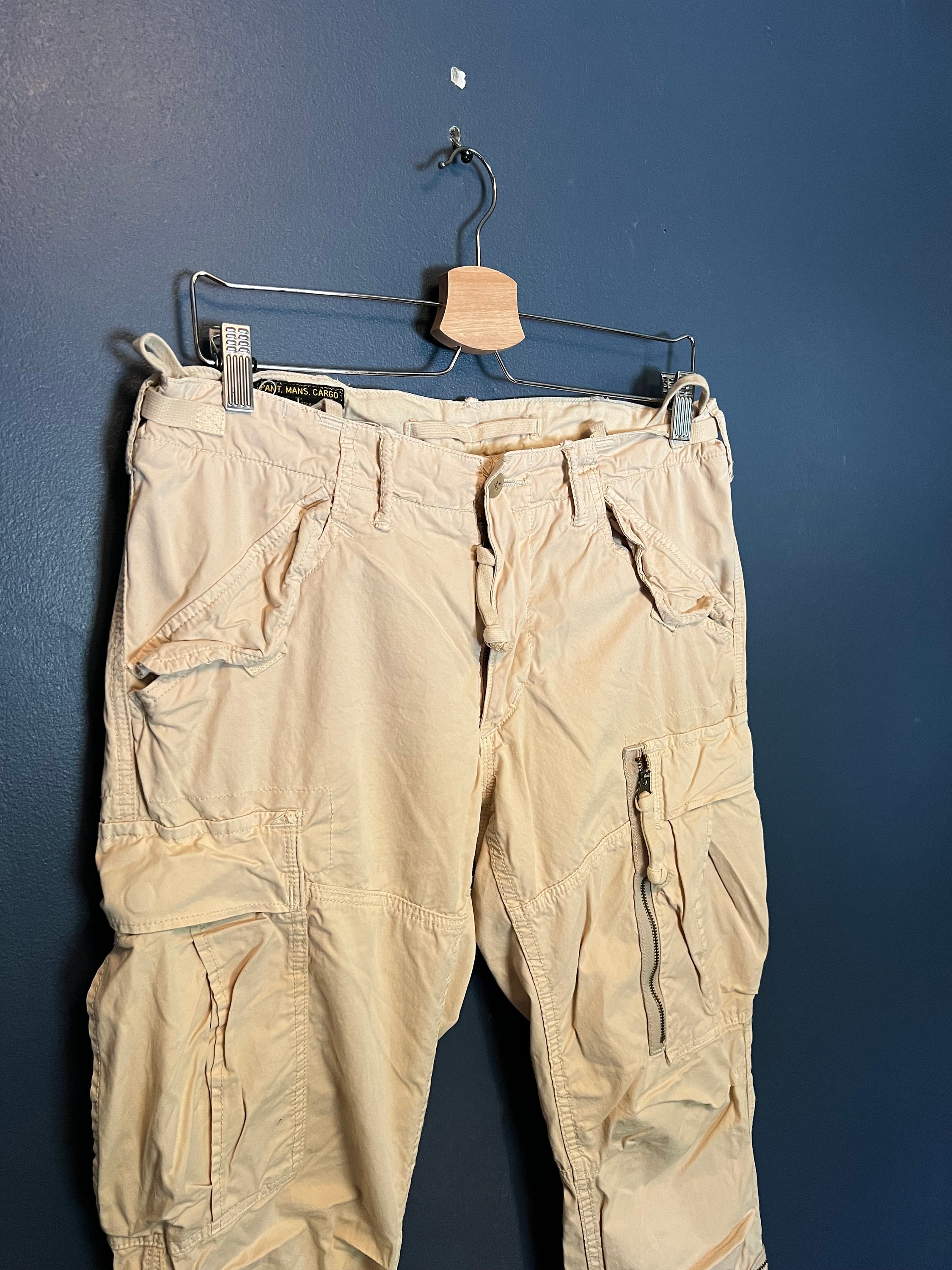 90s Polo Ralph Lauren Military Inspired Cargo Pants (34x30