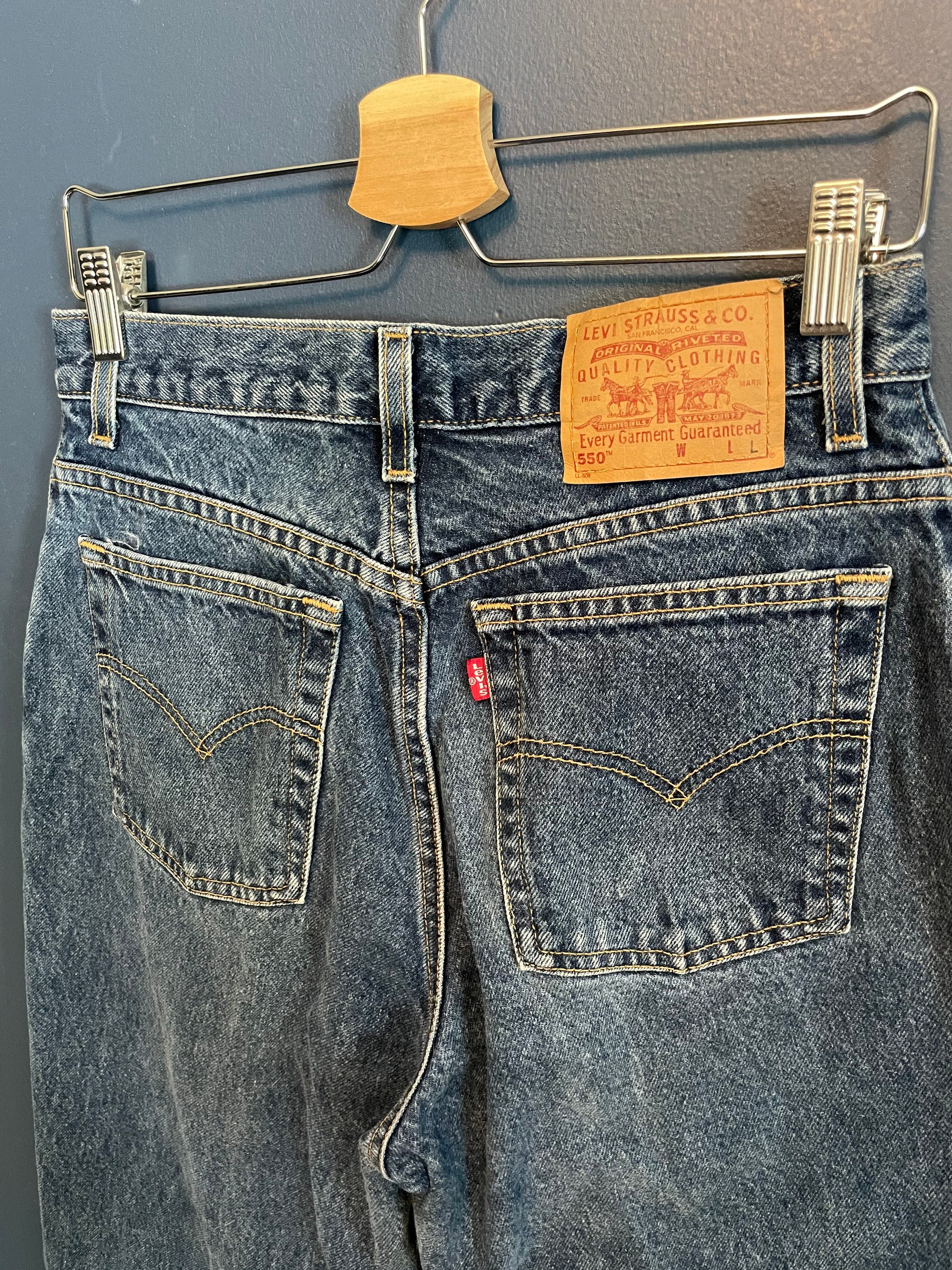 Vintage 90s Levis 550 Blue Jean Denim Pants Size 12 - Etsy Norway