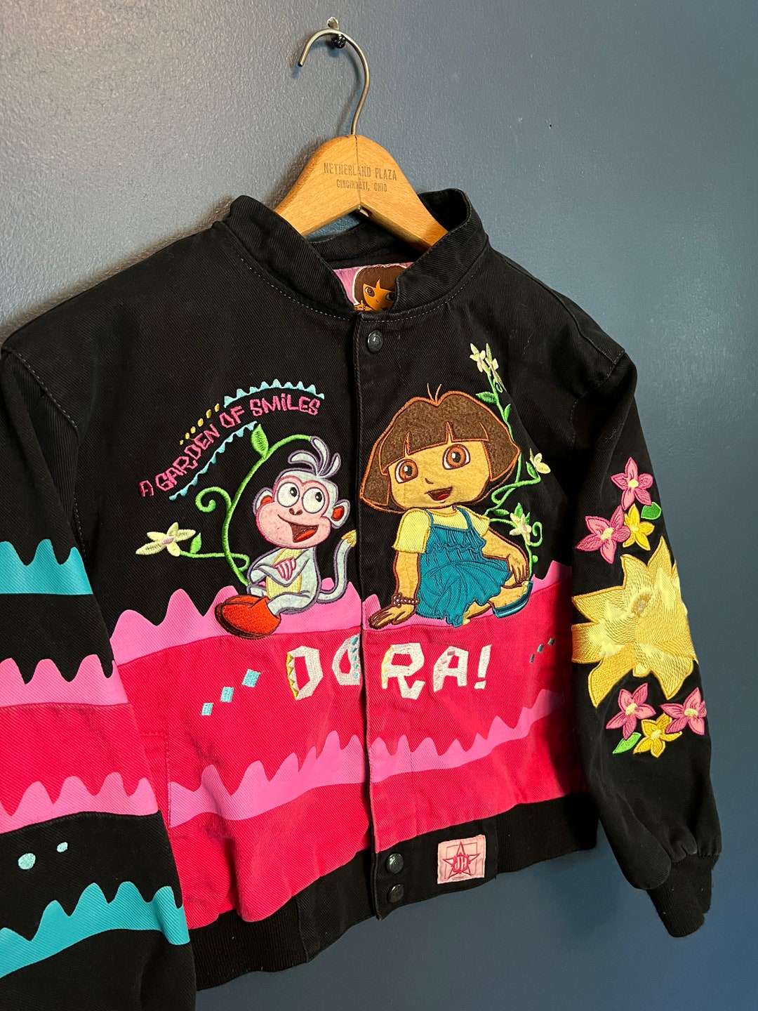 Vintage Y2K Jeff Hamilton Dora the Explorer Jacket Size Youth Medium - Etsy