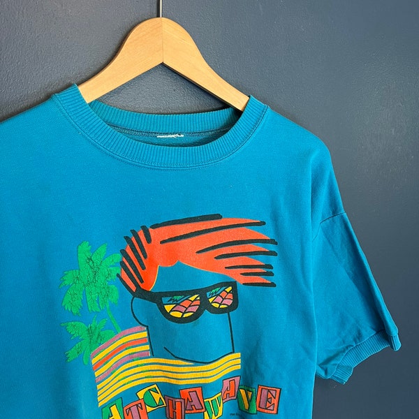 Vintage 80’s Catch A Wave Surf Crewneck Shirt Size Medium