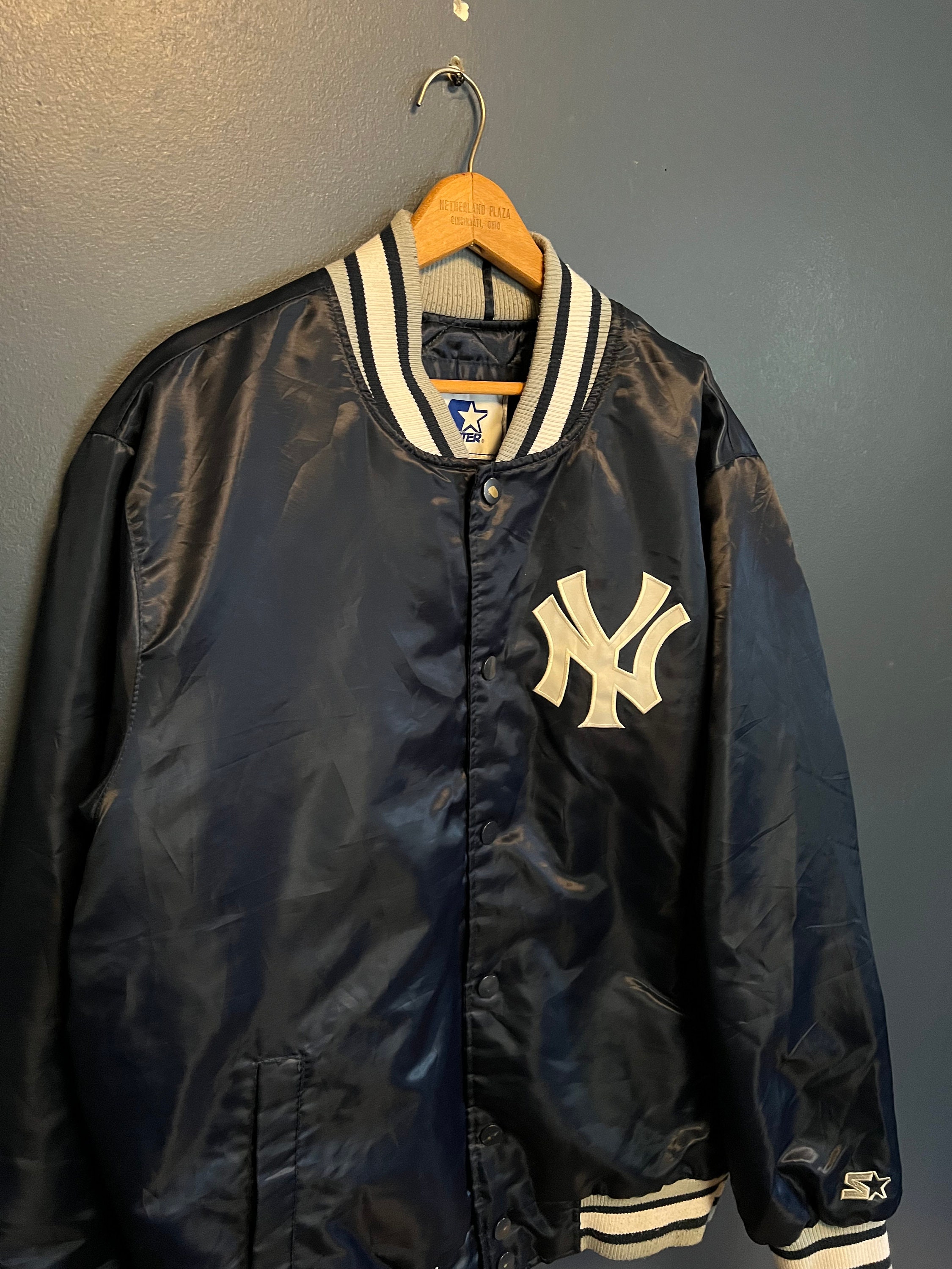 New york top yankees leather jacket