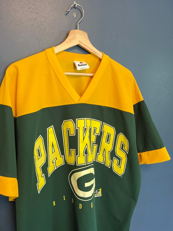 Vintage 90’s Riddell NFL Green Bay Packers Jersey… - image 1