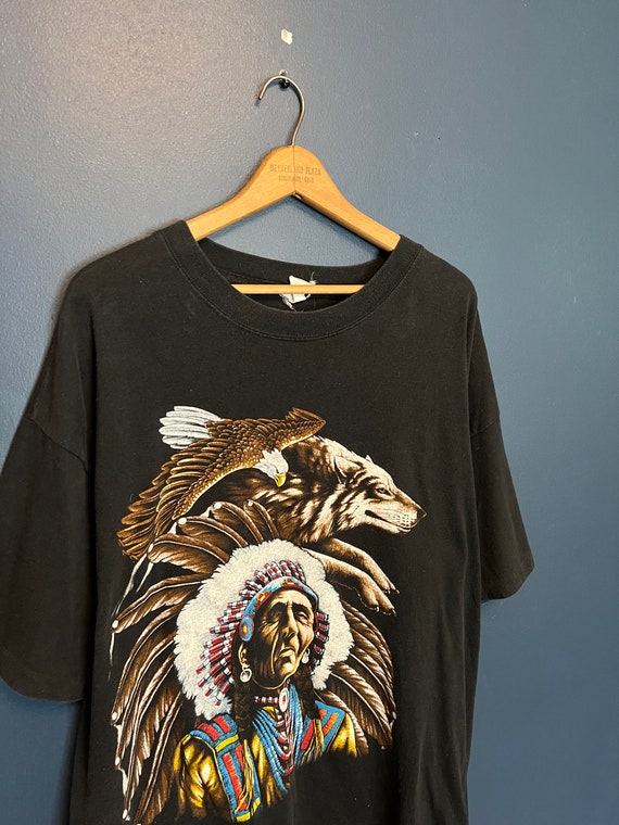 Vintage 90’s Native American Chief Tee Size XL