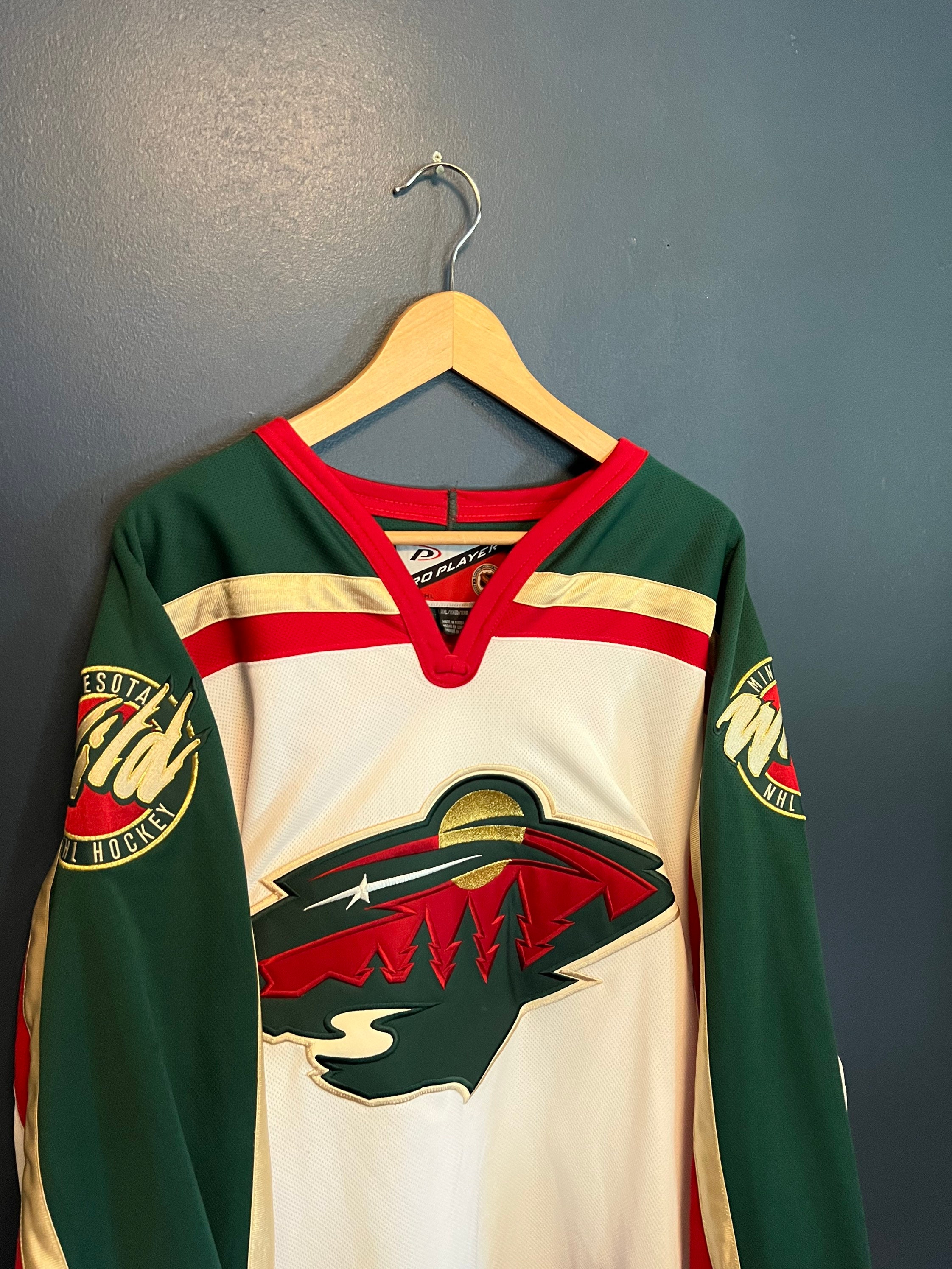 ChitownclassicsCo Vintage Y2K Off The Bench Minnesota Wild NHL Gaborik Hockey Jersey Size Large
