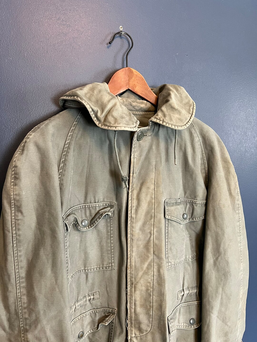 Vintage 60s US Army Air Force MIL-J-4883A Cargo Pouch Jacket - Etsy