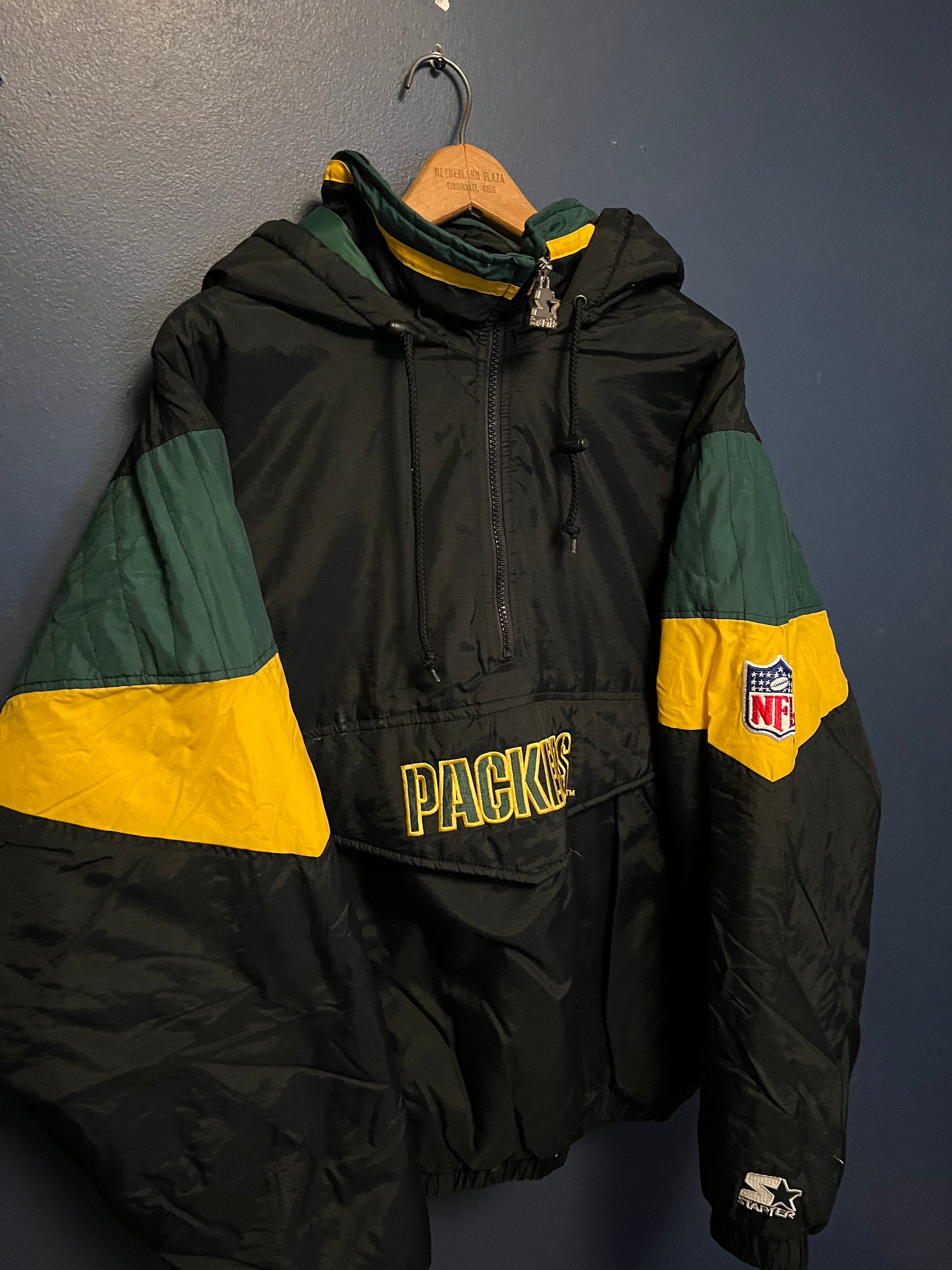 Green Bay Packer NFL Football Game Day Jacket Puffer Parka Coat Sz Mens XL