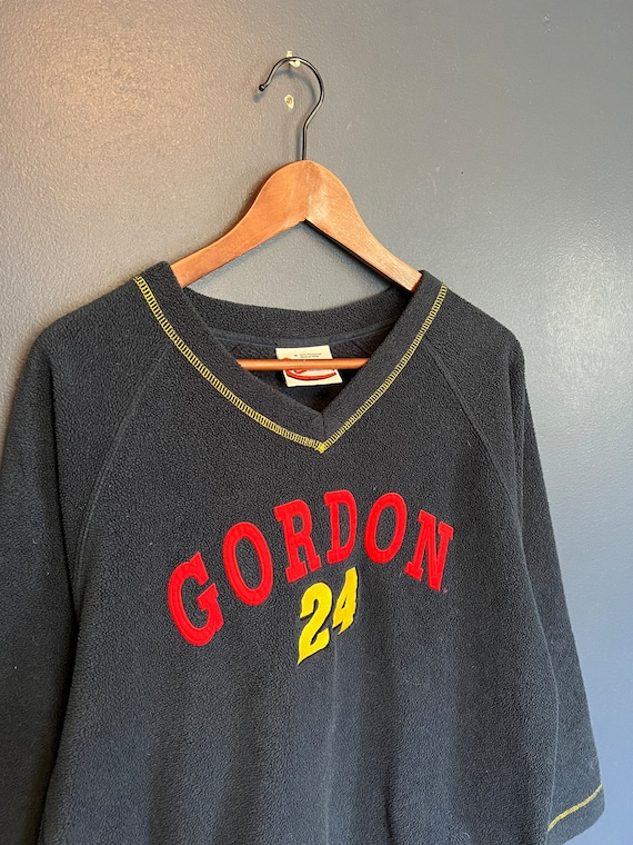 Vintage Y2K Jeff Gordon NASCAR Fleece Sweatshirt S