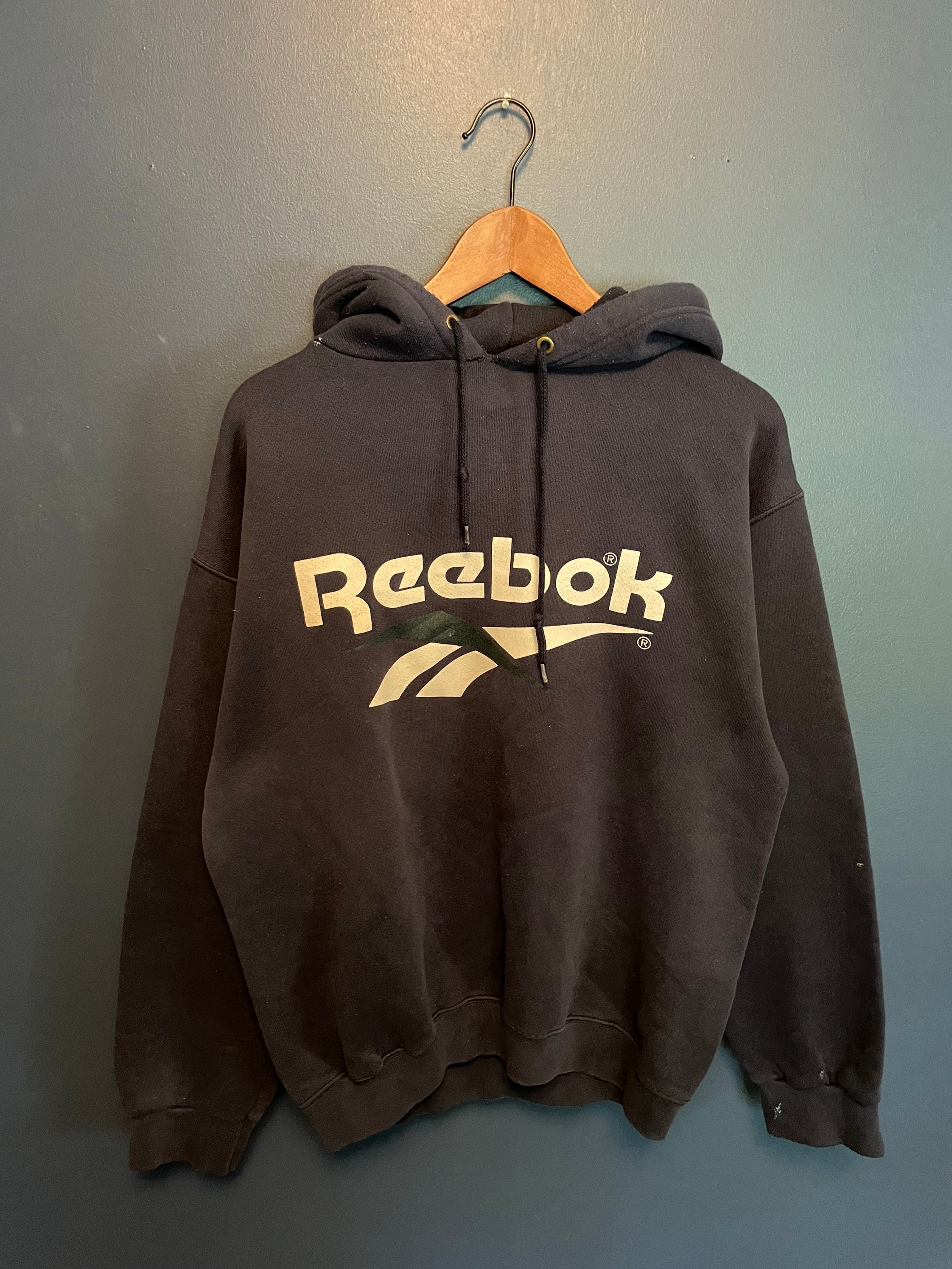 Vintage Reebok Hoodie Size Large Made - Etsy